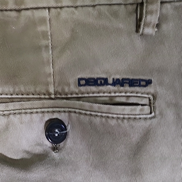DSQUARED2 Olive Green Trousers Made In Italy - Picture 2 of 7